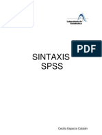 Sintaxis SPSS