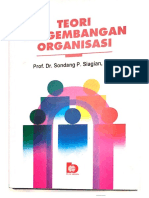 Buku Prof Sondang P. Siagian M.PA