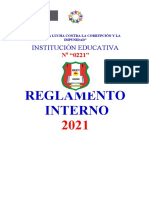 Reglamento Interno Ii - Ee. #0221-Alto Pachiza 2020