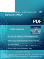 Hidrodinámica ecuaciones