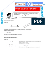 Posiciones Relativas de Dos Rectas para Cuarto de Primaria 1