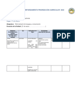 Unidad 1 Reforzamiento de Lenguaje y Comunicación