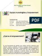 Equipos Autodirigidos y Empowerment