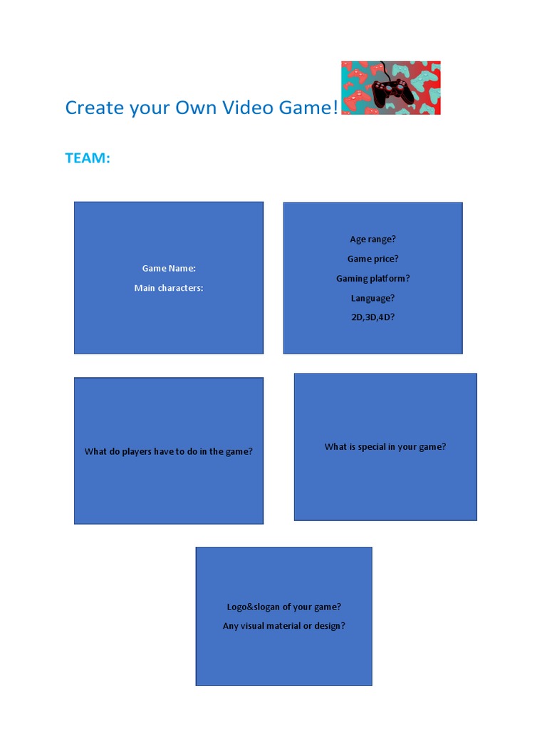 Design Your Own Game PDF