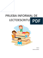 Prueba Informal de Lectoescritura