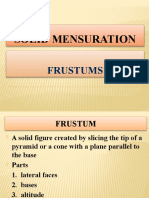 Solid Mensuration: Frustums