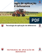 Tecnologia de aplicação de defensivos agrícolas