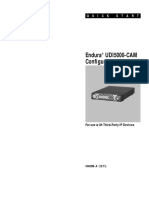 Endura UDI5000-CAM Configuration Software: Q U I C K S T A R T