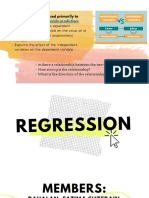Purpose:: Regression Analysis Is Used Primarily To and