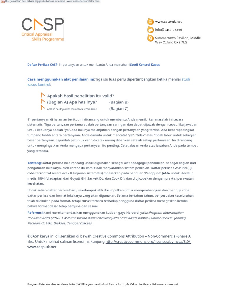Casp Case Control - En.id | PDF