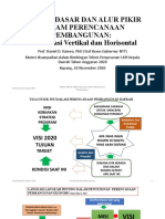 Materi - Prof Daniel D Kameo PhD-Bimtek Penusunan LKPJ-ALUR PIKIR DALAM PERENCANAAN PEMBANGUNAN