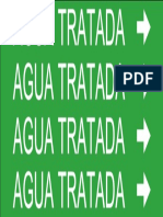 Agua Tratada (Tubería 2.5 in de Diámetro)