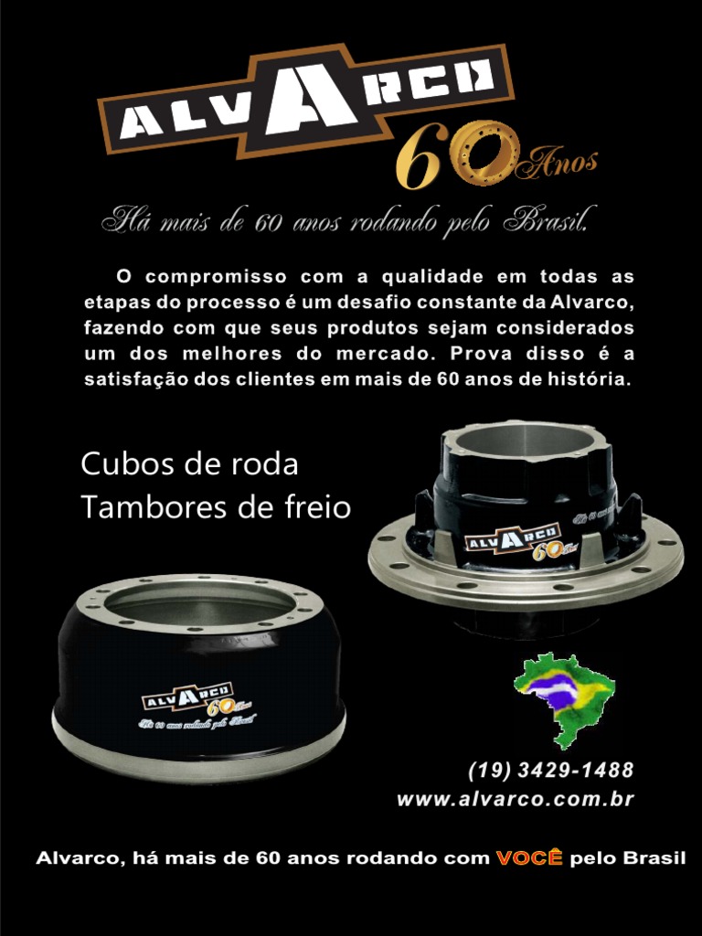 ALVARCOcubos e Tambores de Freio | PDF | Carro | Veículos verdes