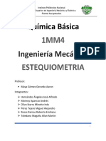 Practica de Estequiometria - 1MM4