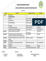 Leadership Training Matrix 2022