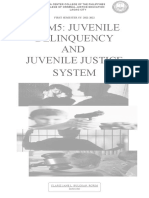 Crim5: Juvenile Delinquency AND Juvenile Justice System: Clariz Jane L. Bulosan, Rcrim Instructor