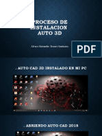 Proceso de Instalacuion Auto Cad 3d