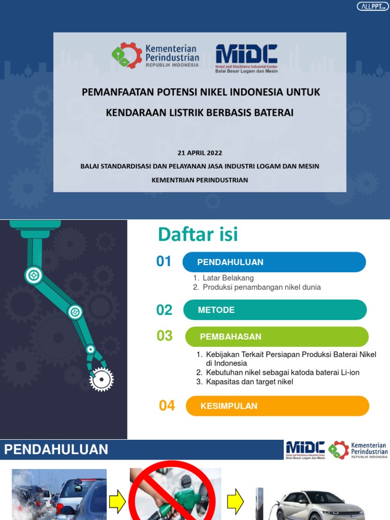 Pemanfaatan Potensi Nikel Indonesia Untuk Kendaraan Listrik Berbasis