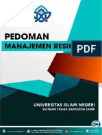 Pedoman Manajemen Risiko UIN Sultan Thana Tahun 2018