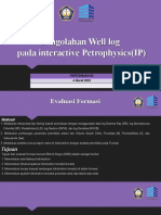 Evaluasi Formasi Menggunakan Well Log