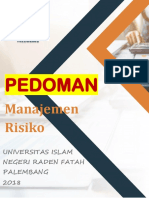 Pedoman Manajemen Risiko UIN Raden Fatah Tahun 2018