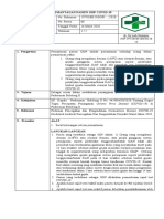 Sop Penanganan Pasien Odp Covid-19 Di Puskesmas Buleleng II