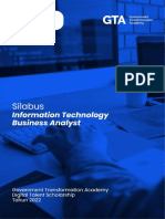 GTA Silabus IT Bussiness Analyst
