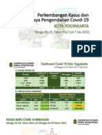 Sos Pengendalian Covid-19 Kota Yogyakarta - 10 Mei 2022