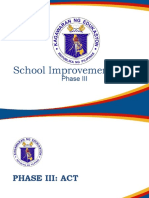 School Improvement Plan: Phase III