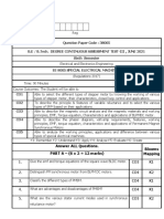 Question Paper Code: 38005 B.E / B.Tech. Degree Continuous Assessment Test-Iii, June 2021 Sixth Semester