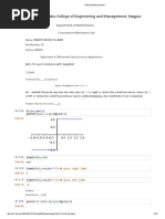 M85 VEDANT ABHAY PULLIWAR (Experiment 4 Differential Calculus)