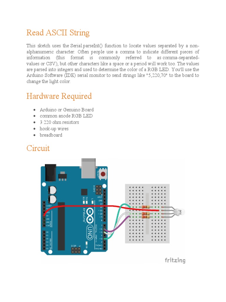 18b read ascii string use rgb led to indicator pdf light
