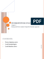 Hydropower Engineering: Energy and Power Analysis Using Flow Duration Approach