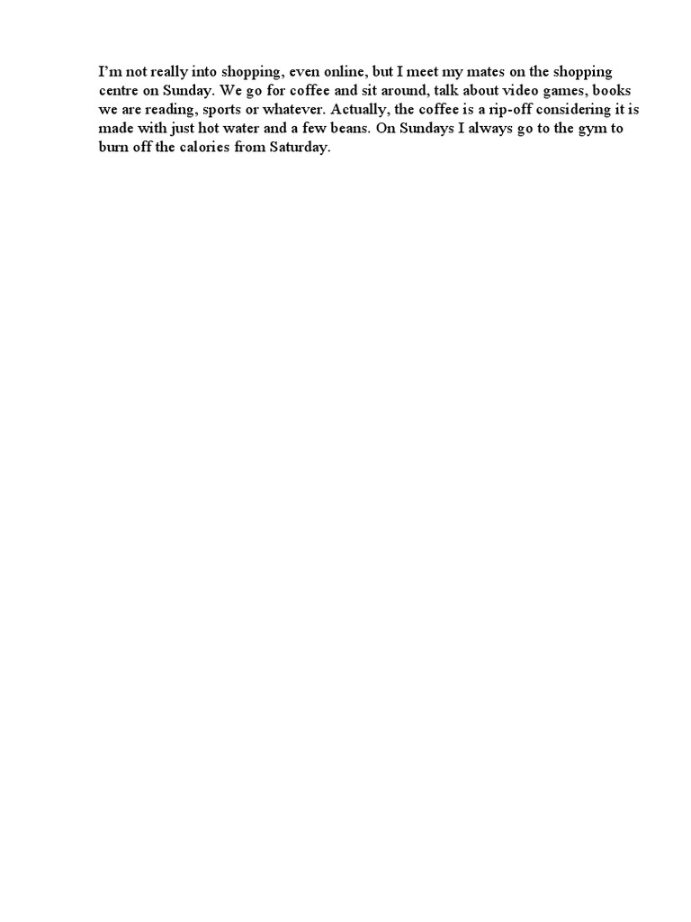 Dictation | PDF | Cooking, Food & Wine