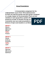 Groups-Chem 160 Section A