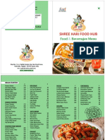 Food & Beverages Menu Design