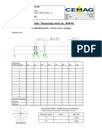 Measuring Sheets - Meßblätter