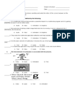 Fourth Grading Summative Test in English 5