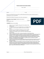 Parent Consent Form For Arnis Training Name of Child Date of Birth ... . Parent/ Guardian .....