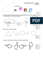 Matematika 1. - I Diagnosztizáló A