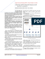 An Approach For Detecting and Preventing Dos Attacks in Lan: Majed Tabash, Tawfiq Barhoom