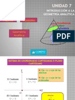 MAT5S - U7 - Introduccion A La Geometria Analitica