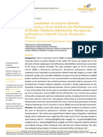 Implementation of Meniran Extract (Phyllanthus Niruri Linn) On The Performance of Broiler Chickens Infected by Mycoplasma