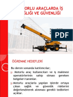 Motorlu Araçlarda İş Sağliği Ve Güvenliği: Mehmet DUYAR İGU (A) / Eğitici Emk - Başmüf./Mak - Müh