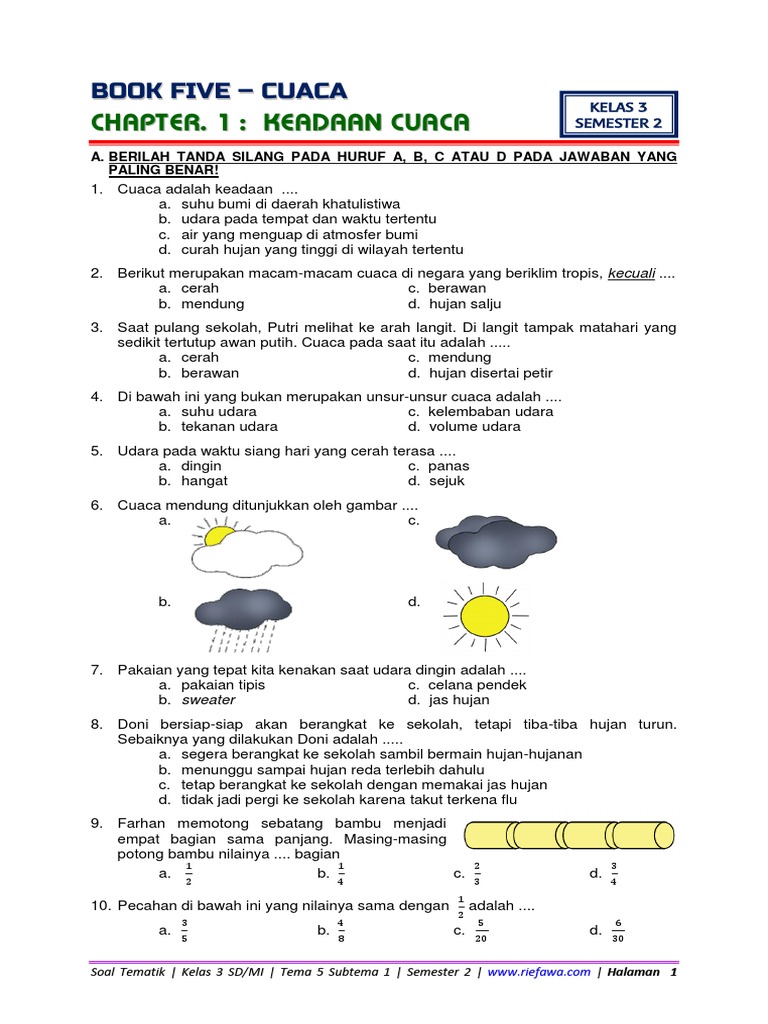 Mari Kita Kuasai Tema 5 Subtema 1 Kelas 3!
