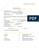 UNIT 5  Past Continuous - Past Simple