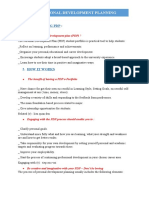 PDP - Personal Development Planning