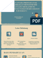 HUBUNGAN MSG DENGAN PRESTASI