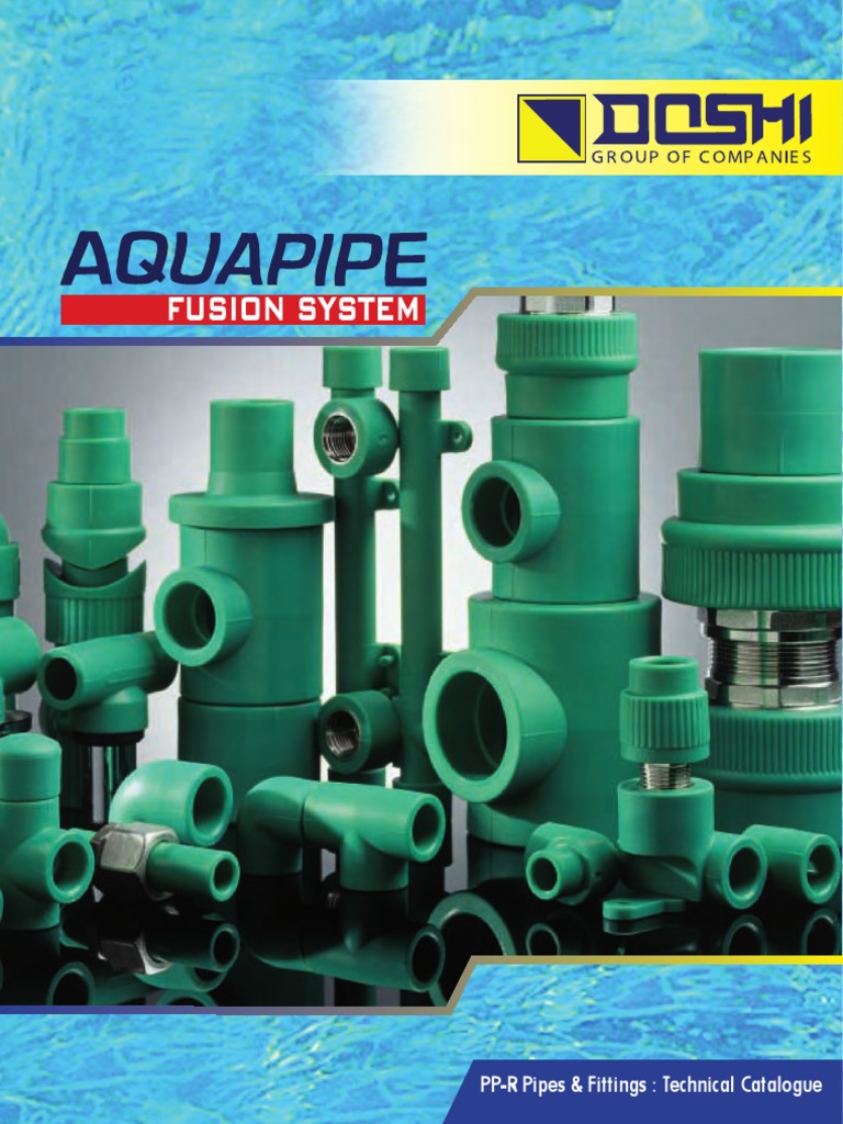 Technical Catalogue for PPR Pipes & Fittings Specifications