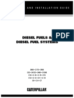 Caterpillar 3600, c175, 3500, c32, 3412e, 3400, 3126b, c18, c16, c15, c13, c12, c11, c10, c9 y c7 Guia de Instalacion y Aplicacion de Combustible Diesel y Sistema de Combustible